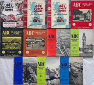 11 issues of the ABC COACH GUIDE comprising Oct 1953-April 1954, No 1 1955, No 2 1955, No 2 1956, No