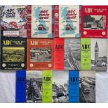 11 issues of the ABC COACH GUIDE comprising Oct 1953-April 1954, No 1 1955, No 2 1955, No 2 1956, No