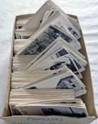 Large quantity (750+) of REAL PHOTO POSTCARDS by Pamlin Prints of trams, trolleybuses, buses,