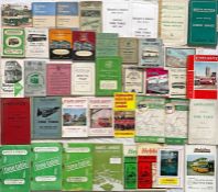 Quantity (41) of 1930s-70s bus TIMETABLE etc BOOKLETS for a wide range of operators from A-H and