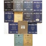 Selection (13) of 1950s BUS SPARE PARTS LISTS & MANUALS comprising 11 x Bristol Commercial