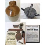 Quantity (10) of Great Western Railway items, mostly so marked and including a large stoneware