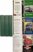 3 bound volumes (18 issues) of 1940s/50s IAN ALLAN ABCs of 'Provincial Transport' covering the bus