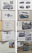 Official bus/coach manufacturers' BOOKS comprising "Plaxton 1907-67, 60 years of progress", 1950s "