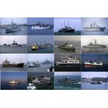Considerable quantity (approx 400) of 35mm COLOUR SLIDES of shipping taken at Portsmouth Harbour