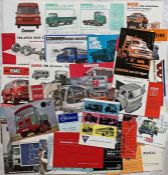 Good quantity (c40) of 1960s lorry & truck MANUFACTURERS' BROCHURES including examples from AEC,