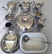 Quantity (14 items) of Great Western Railway/GWR Hotels/GWR Restaurant silverplate (all bar 1)