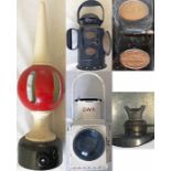 Great Western Railway (GWR) items (3) comprising a 24" (61cm) cast-iron SIGNAL FINIAL (home),