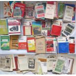 Large quantities (130+ & 80+) of mainly 1950s-70s, some earlier, BUS TIMETABLE (mainly)/FARETABLE