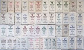 Quantity (51) of London Transport 'BUSES FOR TROLLEYBUSES' LEAFLETS covering all 14 stages of the