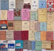 Quantity (40) of 1930s-60s bus TIMETABLE BOOKLETS from operators from A-E, mostly municipal, and