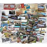 Large quantity (500+) of commercial picture POSTCARDS, almost all railway-related, mainly modern
