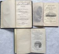 Trio of mid-19th century RAILWAY etc BOOKS comprising 1839 'The Roads and Railroads, vehicles...of