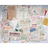 Large quantity (approx 170) of 1930s onwards coach and express services TIMETABLE LEAFLETS for a
