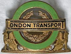 1950s/60s London Transport Country Buses & Coaches CHIEF INSPECTORS' CAP BADGE. These were issued to
