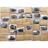 Large quantity (500+) of b&w 5" x 3.5" PHOTOGRAPHS of buses & coaches of smaller operators in the