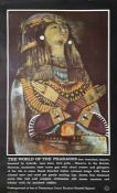 1965 London Transport double-royal POSTER 'The World of the Pharaohs' by Geraldine Knight (1932-