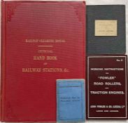 Selection (4) of Railway etc BOOKS/BOOKLETS comprising 1894 'Instructions to Engine Drivers' (