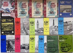 16 issues of the ABC COACH GUIDE comprising No 1 1954, No 3 1954, No 2 1955, No 1 1956, No 2 1958,