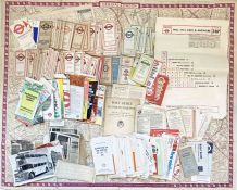 Quantity (approx 300 items) of London Transport ephemera, mainly 1950s onwards, comprising 90+