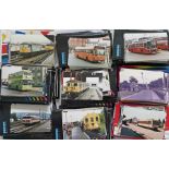 Huge quantity (approx 1,000) of 1980s/90s 35mm COLOUR NEGATIVES of buses, coaches and rail across