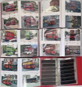 750+ COLOUR PHOTOGRAPHS with NEGATIVES of the last years of Routemasters in London from 1997-2005