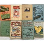 Selection (8) of 1920s/30s bus & coach etc GUIDES & MAP (1) comprising 1936 Associated Motorways,