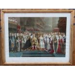 The coronation of His Majesty King Edward VII and Queen Alexandra, coloured lithograph published