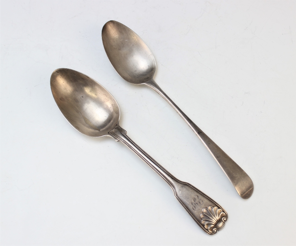 A Kings pattern spoon by Paul Storr London 1815, monogrammed to the front, 21.5cm long, weight 2.