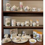 A collection of Portmeirion dinner wares, the majority from the 'Botanic Garden' range designed by