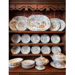 An extensive Masons Ironstones dinner service, the assembled wares to include dinner plates,