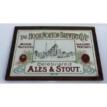 A 'Hook Norton brewery Co. Ltd' framed advertising mirror, 20th century, 46.5cm x 64.5cm, with a