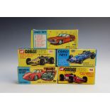 A collection of boxed die cast model vehicles, to include Corgi examples comprising: a 347 Chevrolet