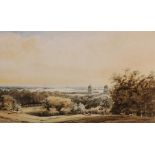 English School, 19th century, View of Greenwich, London, Watercolour, 19.5cm x 32cm Provenance:
