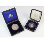 A silver medal from the Shropshire & West Midland Agricultural Society by B H Joseph & Co,