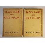 West (R), BLACK LAMB AND GREY FALCON, first edition, 2 vols, green cloth boards, unclipped DJs, maps