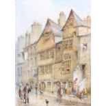 Robert Sanderson (1848-1908), 'Queen Mary's, Bath', Watercolour on paper, Signed lower left, name