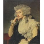 Follower of Sir Henry Raeburn FRSE RA RSA (1756-1823), Portrait of a lady with powdered hair, Half