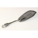 A George III silver fish slice by William Eley & William Fearn, London 1819, with fiddle, thread and