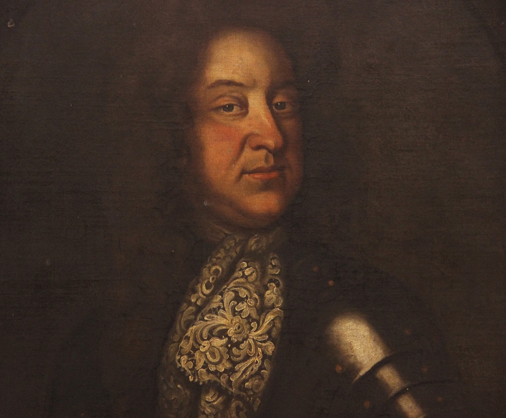 Follower of Godfrey Kneller (1646-1723), Portrait of Oldfield Esq of Leftwich in Cheshire Half - Image 2 of 7