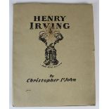 St John (C), HENRY IRVING, privately published, illustrated paper covers, laid paper (some uncut