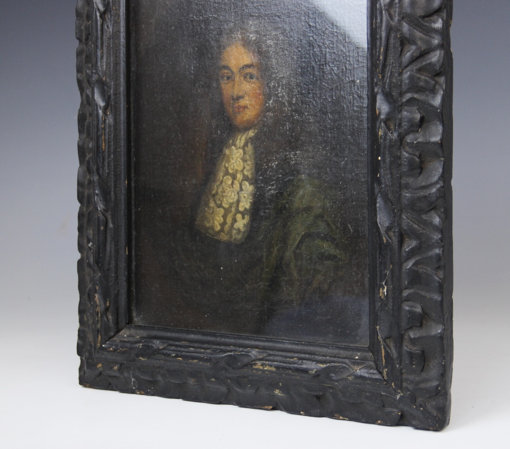 Follower of Cornelius Johnson, English School 17th century, Head and shoulder portrait of a - Image 3 of 3