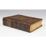 THE COMMON PLACE BOOK OF THE REVEREND ROBERT POTTER, full leather, laid paper, containing hand-