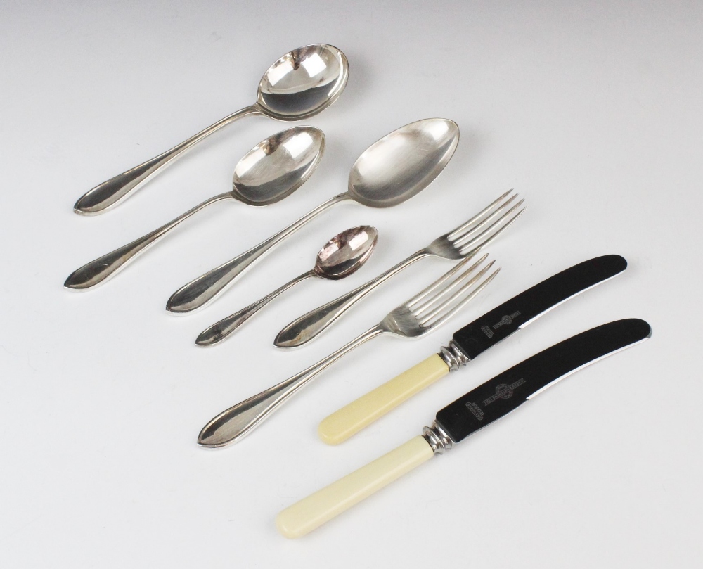 A canteen of silver plated cutlery, 20th century, retailed by Evans and Matthews Ltd of - Image 3 of 3
