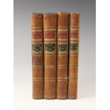 Pennant (T), BRITISH ZOOLOGY, 4 vols, full leather, applied gilt titles to plain spines, laid paper,