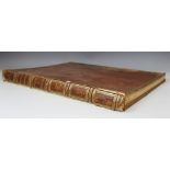 English school (19th century), A bound portfolio of architectural sketches and watercolours, to