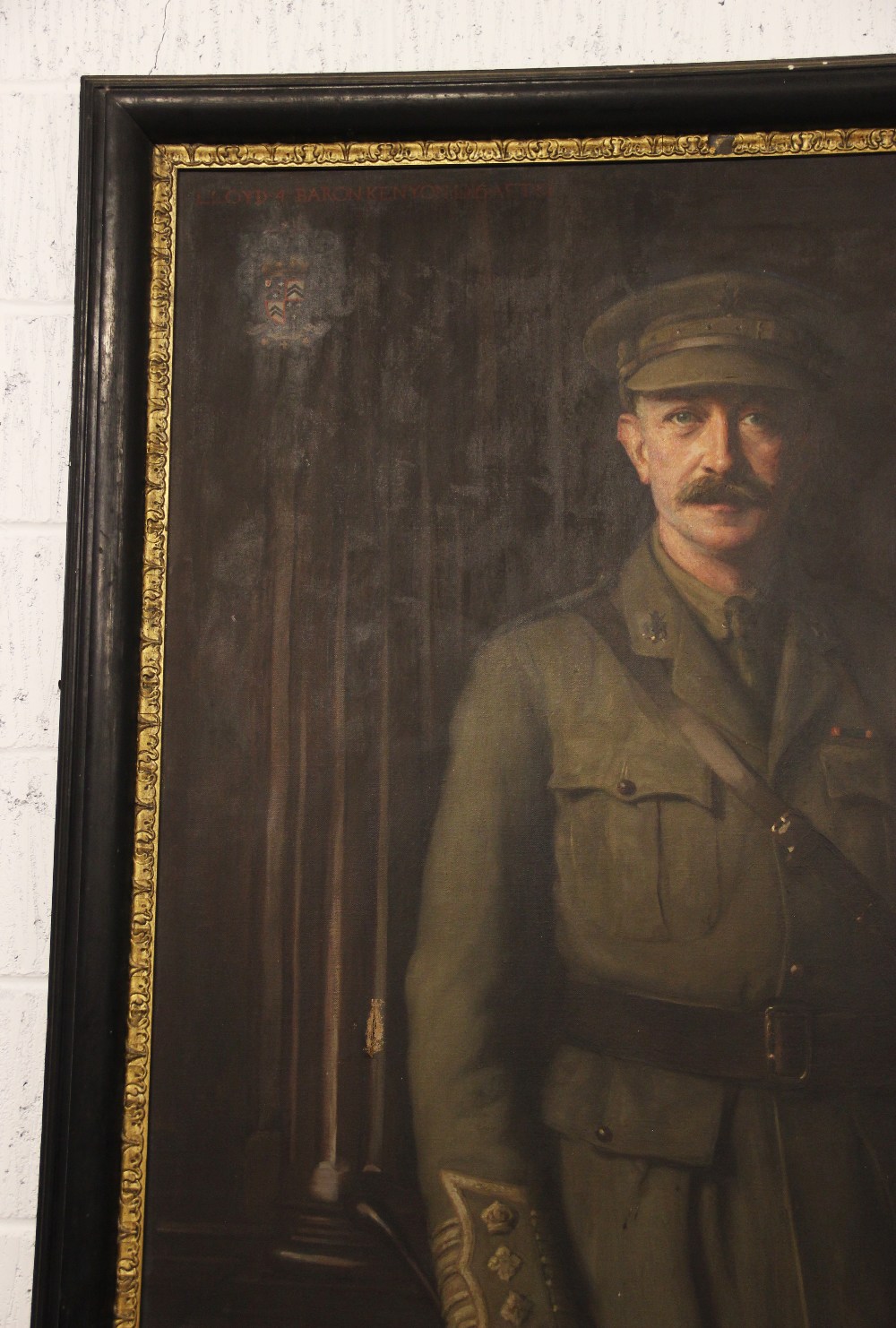 Rose Dempster Bonnor (fl.1895-1916), Portrait of Lloyd Tyrell Kenyon, 4th Bt, in the uniform of a - Image 5 of 12