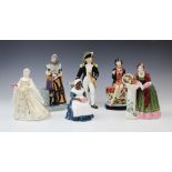 Four Royal Doulton figurines, comprising: a limited edition HN3144 'Florence Nightingale', a