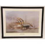 A collection of fourteen railway and ocean liner transport prints, most limited edition, to