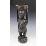 A large West African Senufo Ivory Coast female figure, 56cm high